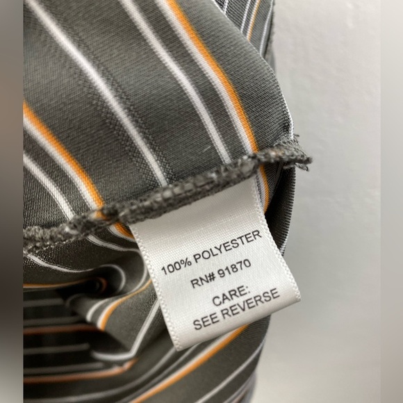 Tommy Armour Golf Polo Shirt Short sleeve Brown Dri Logic Athletic Outdoor XL - Picture 8 of 11